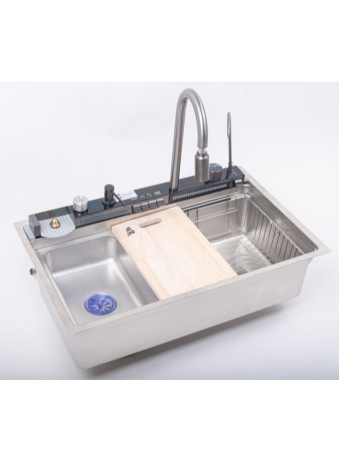 2PQ Premium Smart Sink System 78×50×23 cm with Multifunction Faucet & Accessories – Stainless Steel 304 - Image 1