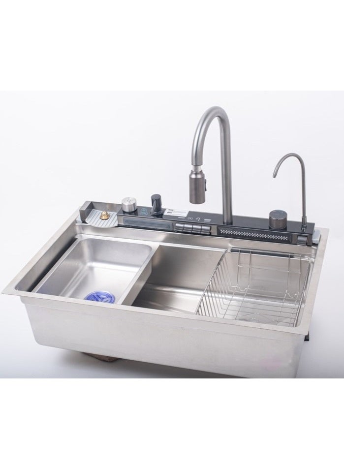 2PQ Premium Smart Sink System 78×50×23 cm with Multifunction Faucet & Accessories – Stainless Steel 304 - Image 2