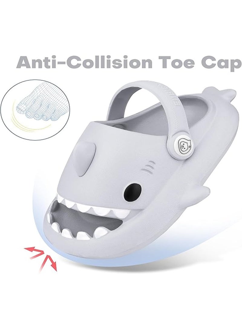 DubaiGallery Shark Cartoon Clogs for Toddlers Boys Girls Soft EVA Waterproof Sandals Lightweight Comfortable Slip Resistant Summer Casual Kids Footwear - Image 5