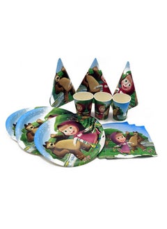 co arma Disposable children's cutlery set of 12 pieces 