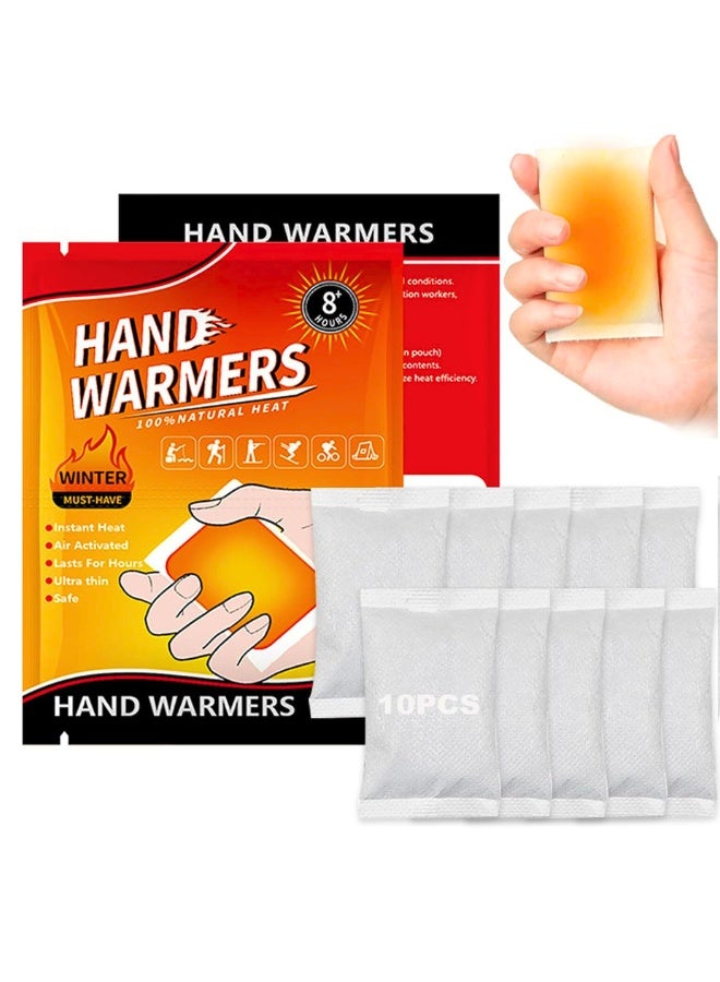 Hand & Foot Warmers-Disposable Heat Pad,Hot Hands Hand Warmers, Long Lasting Safe Natural Odorless Air Activated Warmers,Perfect for Camping,Outdoor Skiing,Travel - Image 1
