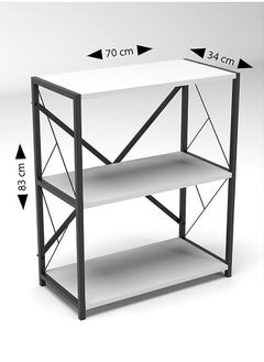 AGD Modern Console Table, Coffee Corner Table, Side Table for Entryway and Living Room to Arrange and Organize Your Needs, White, Wood  - Image 4