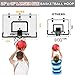 HYES 24 x 16 Large Basketball Hoop Indoor for Adults Over The Door Basketball Hoop with Sturdy BackboardElectronic Scoreboard Basketball Toys Gifts Ideas for Man Kids Teens Boys Girls Black - Image 4