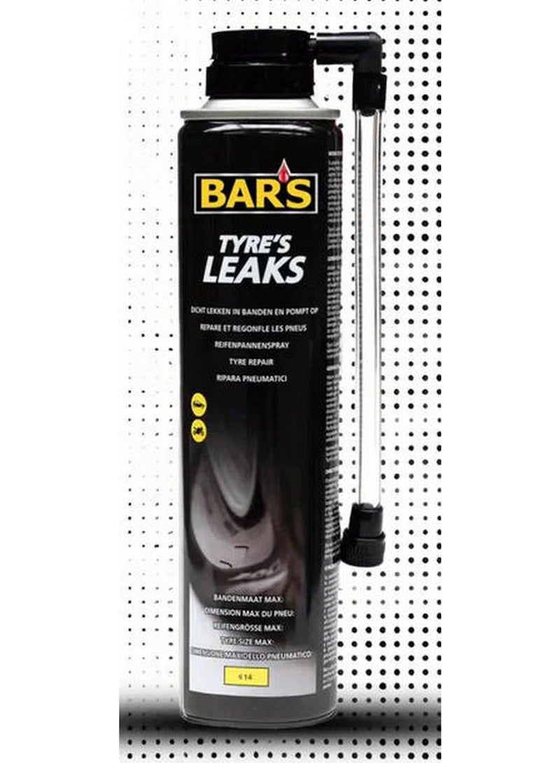 Bars Car Puncture Repair Motorcycle Bicycle Tyre's Leaks 500 ML - Image 1