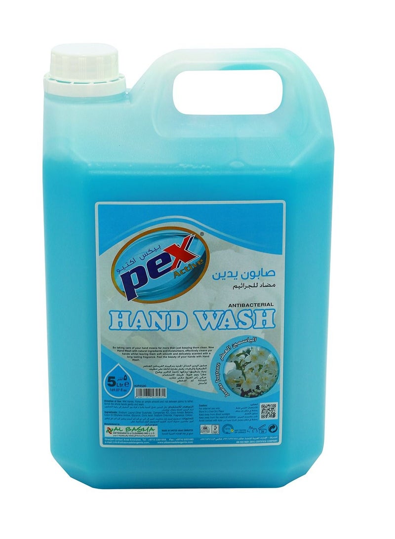 Pex Active Antibacterial liquid Handwash, Jasmine - Image 1
