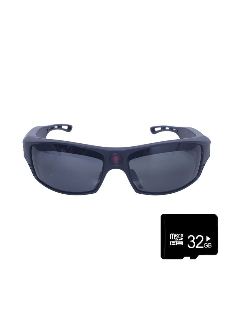 Generic 1080P Mini Camera Video Glasses, Recording Sport Sunglasses With Wireless BT5.0 Speakers Call Action Camera Music Smart Glasses  - Image 1