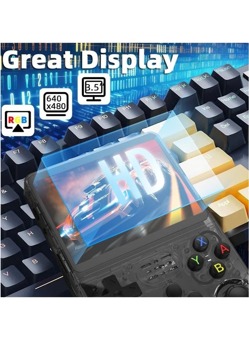 فيكسا برو وحدة تحكم ألعاب محمولة R36S بشاشة IPS مقاس 3.5 بوصة وحدة تحكم ألعاب فيديو محمولة كلاسيكية - Image 3