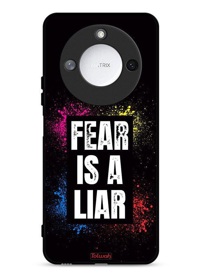 Tolwak Honor X9c Smart 5G Protective Case Cover Fear Is A Liar  - Image 1
