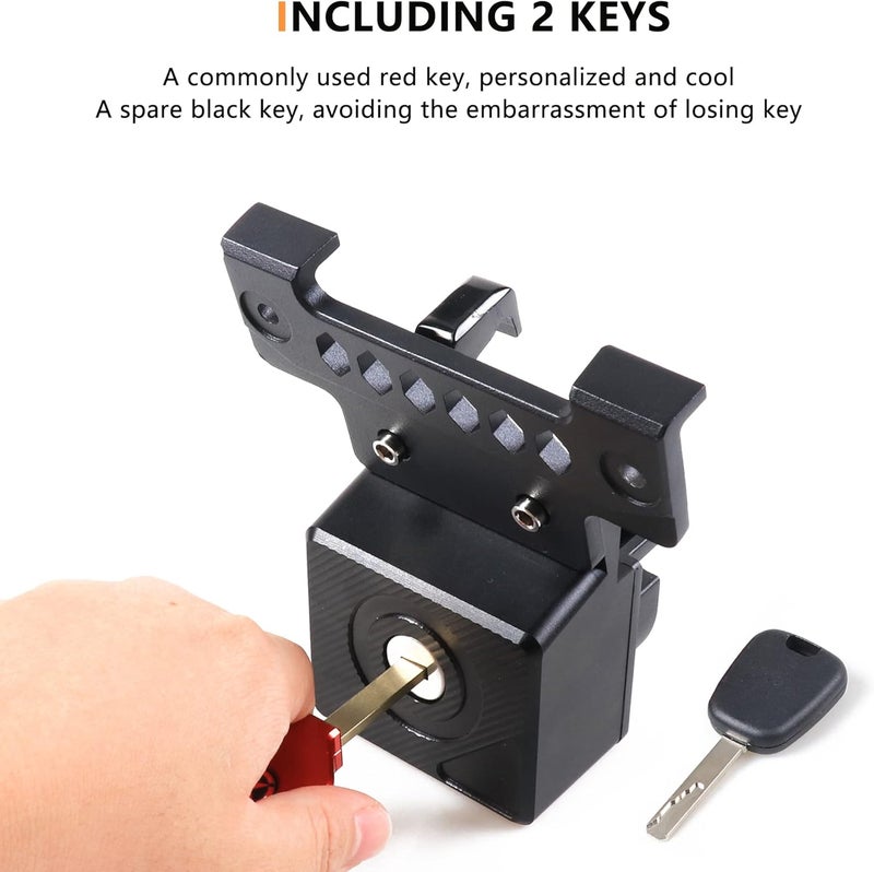 RERPRO JL Hood Lock for 2018-2024 Jeep Wrangler JL JLU Unlimited 4XE - Anti-Theft Hidden Hood Latches with 2 Keys - Image 5