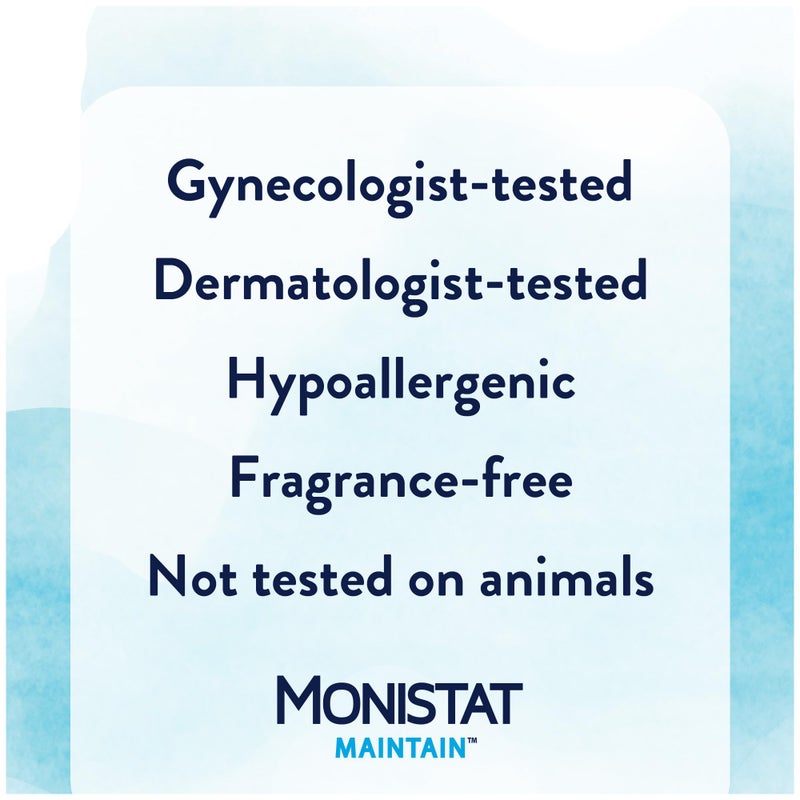 Monistat Maintain Feminine Wipes with Boric Acid for Feminine Care, Fragrance Free, 12 Ct - Image 3