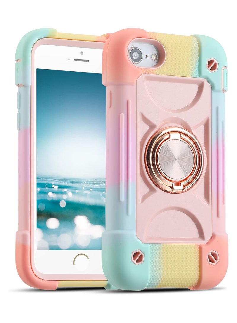 General iPhone Se2 iPhone 6 6S Phone Cases iPhone 7 iPhone 8 Phone Cases  with Loop Stand Heavy Duty Shock Resistant Phone  - Image 1