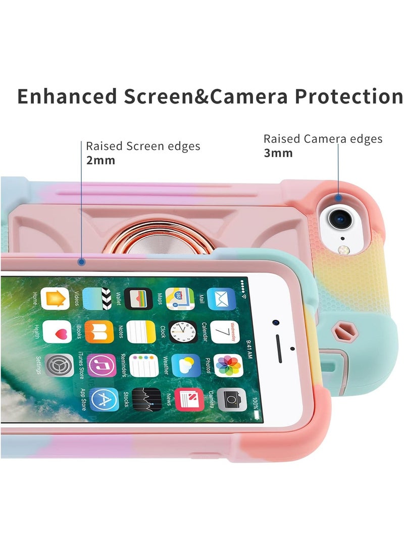 General iPhone Se2 iPhone 6 6S Phone Cases iPhone 7 iPhone 8 Phone Cases  with Loop Stand Heavy Duty Shock Resistant Phone  - Image 4