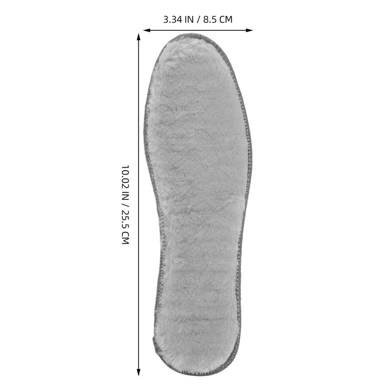 Winter Warm Insoles 4 Pairs Thickened Fluffy Thermal Sole Pads For Women Size 41 - Image 3