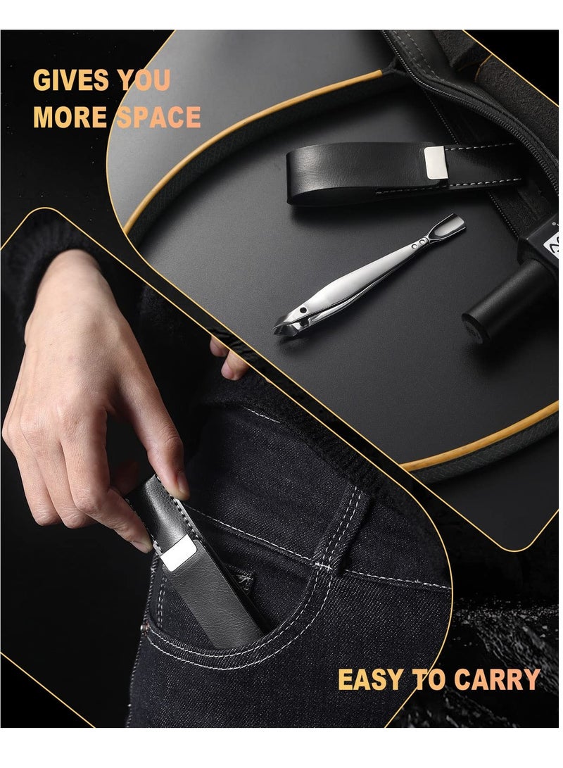 SYOSI Slim Cuticle Clipper with Pusher, 1PCS Jaw Stainless Steel Manicure Tools Mini Cuticle Trimmer, Slim Portable Cuticle Tool (5mm) - Image 5