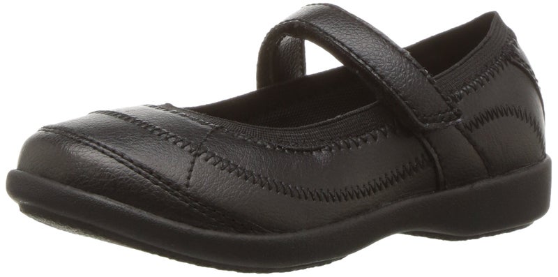 Hush Puppies unisex child Hp-reese Mary Jane Flat, Black, 2 Little Kid US - Image 1