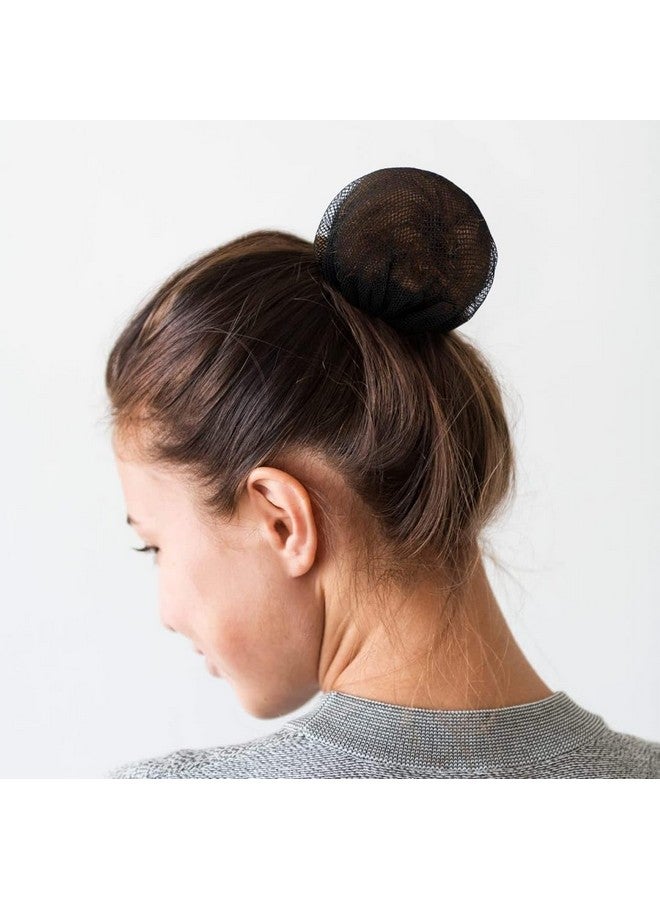 PALMATE Hair Net Bun Cover for Women and Girls, Black, Pack of 12 Pieces - Image 3