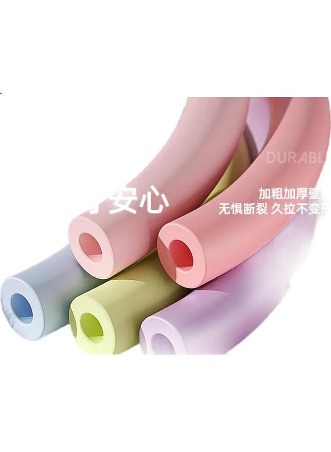 Calliven Women'S Back-Opening Pull Rope, Elastic Rope For Chest Expansion, Home Use Back-Opening And Shoulder-Opening Multi-Functional Trainer, 200 Lbs + Handle - Image 3