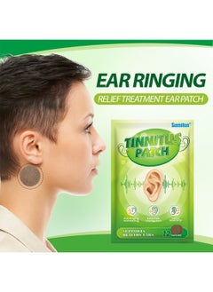 Sumifun Tinnitus Patch for Ringing Ears, Tinnitus Relief Patches, Natural Herbal Tinnitus Relief Treatment, Relieve Hearing Loss, Protect Ear Health 12 Patches  - Image 2