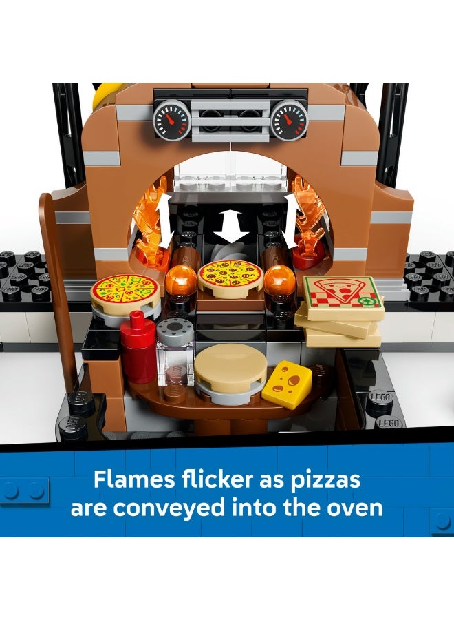 LEGO City Pizza Delivery Experience with Vehicles Set 60496 (Age 6+, 494 Pieces) - Image 4