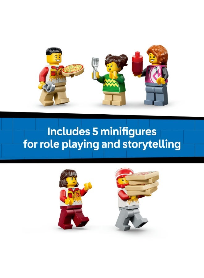 LEGO City Pizza Delivery Experience with Vehicles Set 60496 (Age 6+, 494 Pieces) - Image 5