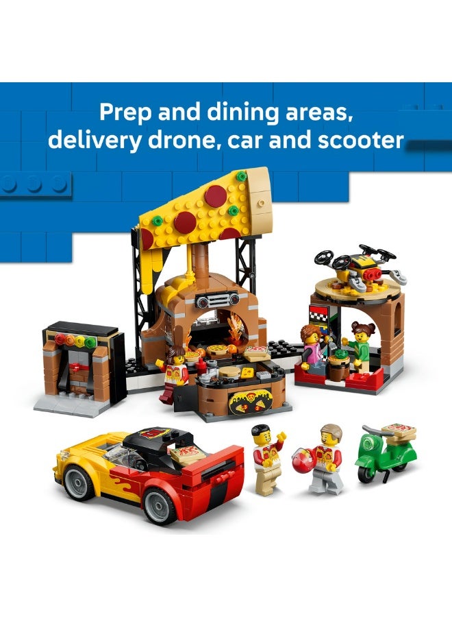 LEGO City Pizza Delivery Experience with Vehicles Set 60496 (Age 6+, 494 Pieces) - Image 3