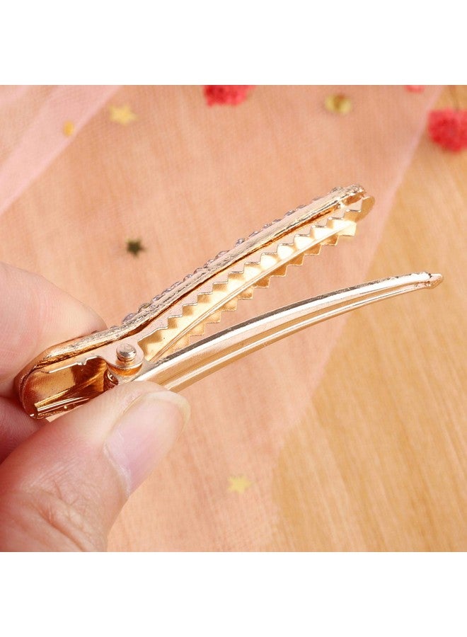 لوف بي بي 12 قطعة حجر الراين التمساح مقاطع الشعر يتوهم كريستال منقار البط مقاطع الشعر للنساء الفتيات أدوات تصفيف الشعر اكسسوارات - Image 3