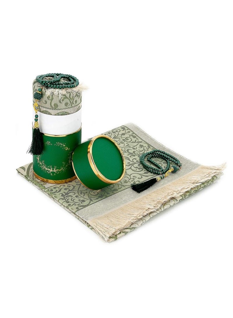 DubaiGallery Muslim Prayer Rug - Islamic Turkish Prayer Rugs - Great Ramadan Gifts - Prayer Mat for Women and Men-Islam Carpet-Portable Muslims Mats-Praying Rugs Islam with Beads-Gift Prayer Beads 99 - Image 1