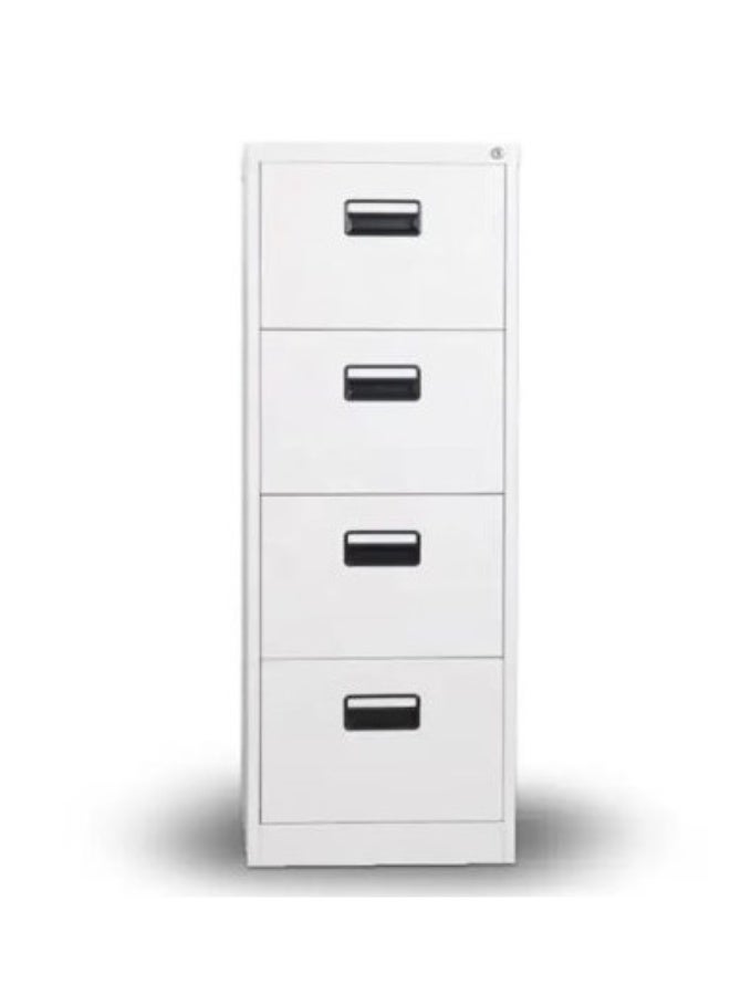 MAF furniture خزانة تخزين معدنية فولاذية بأربعة أبواب وأدراج مع مفاتيح للاستخدام في المنزل والمكتب والمدرسة والغرف الخاصة - Image 3