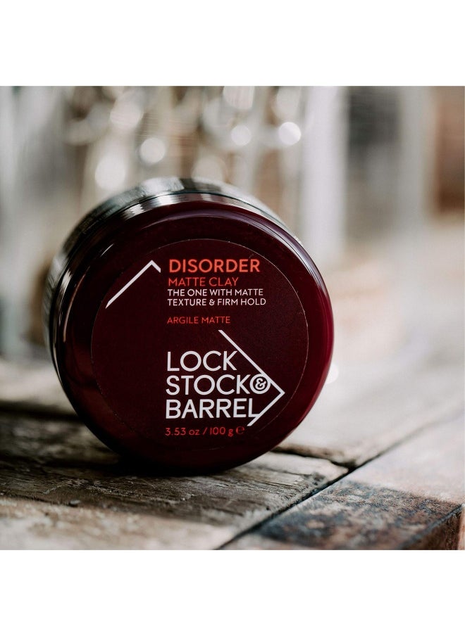 Lock Stock & Barrel Lock Stock & Barrel Disorder Matte Clay For Men 100 g  - Image 3