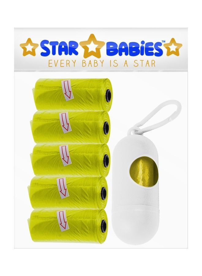 NIBEMINENT Disposable Scented Bag With Dispenser - Pack Of 5  - Image 1