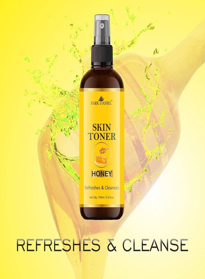 Park Daniel Pure & Natural Honey Skin Toner for Men & Women | Refreshing & Hydrating Facial Mist for Smooth, Glowing & Balanced Skin | Alcohol-Free Toner for Oily & Combination Skin (Pack of 3, 100 ml Each) - Image 4