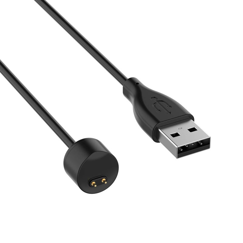 سكيدو كابل شاحن USB مغناطيسي من بطول 100 سم متوافق مع سوار Xiaomi Mi الذكي 5 و6 و7، كابل USB بديل، شاحن USB محمول للشحن لـ Miband 5/6/7 - Image 1