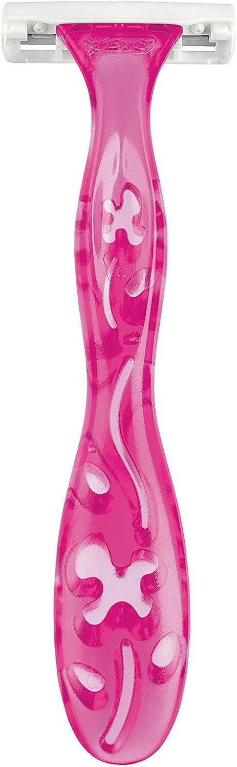 BIC Miss Soleil Colour Collection Lady Razors TripleBlade Razors Vitamin E Enriched Lubricating Strip Pack of 4 - Image 2