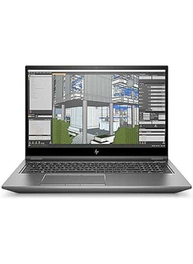 HP ZBook Fury 15 G7 محطة عمل متنقلة، معالج Intel Core i7-10750H، 512GB SSD، 32GB RAM، NVIDIA Quadro RTX 3000 6GB، شاشة FHD بحجم 15.6 بوصة، ويندوز 10 برو - أسود (مجددة)، درجة A، ضمان 6 أشهر - Image 1