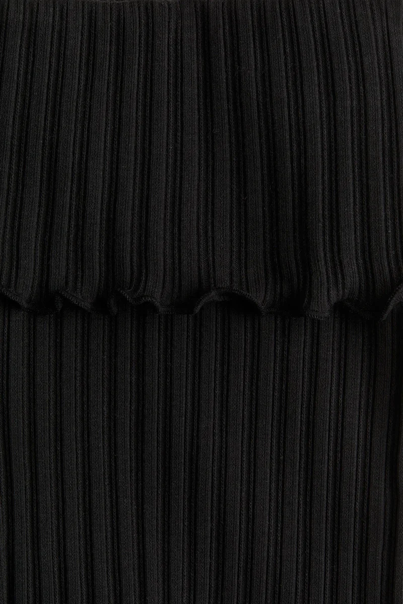 اتش اند ام Flared jersey trousers