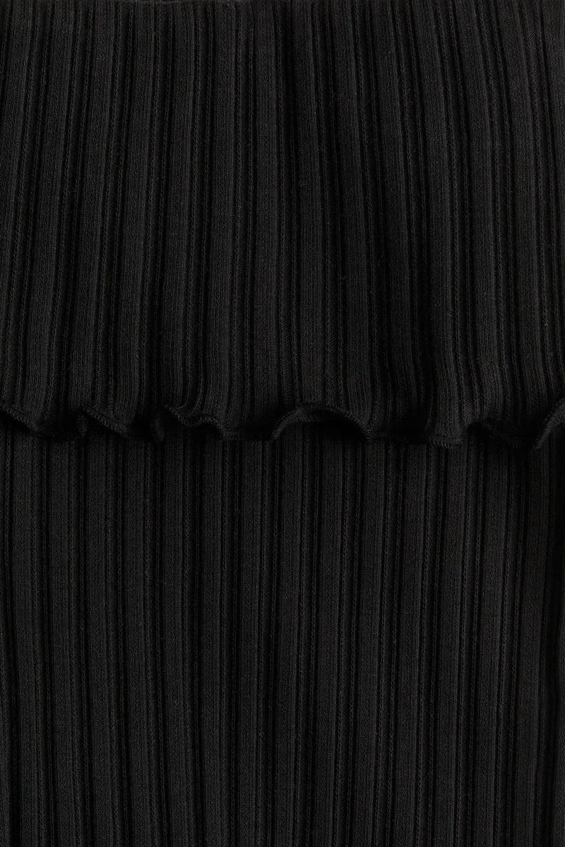 اتش اند ام Flared jersey trousers