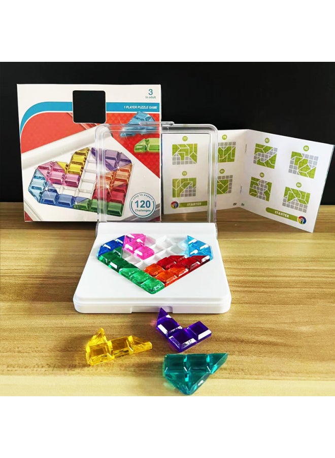 Generic - Love Puzzle Colorful Puzzle Smart Portable Breakthrough Toy Desktop Battle Thinking Logic Board Game-Color:Love Spell + Magic Beads + Chess - Image 1
