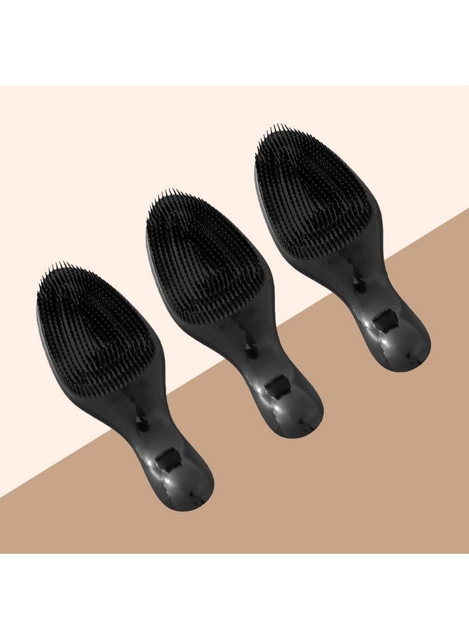 Hearts Hair Brush | Detangler Hair Brush | Flexible Bristles | Hair Brush With Paddle | Quick Drying Hair Brush | Suitable For All Hair Types | 3 Piece | Yz-80211W | Multicolor - Image 1