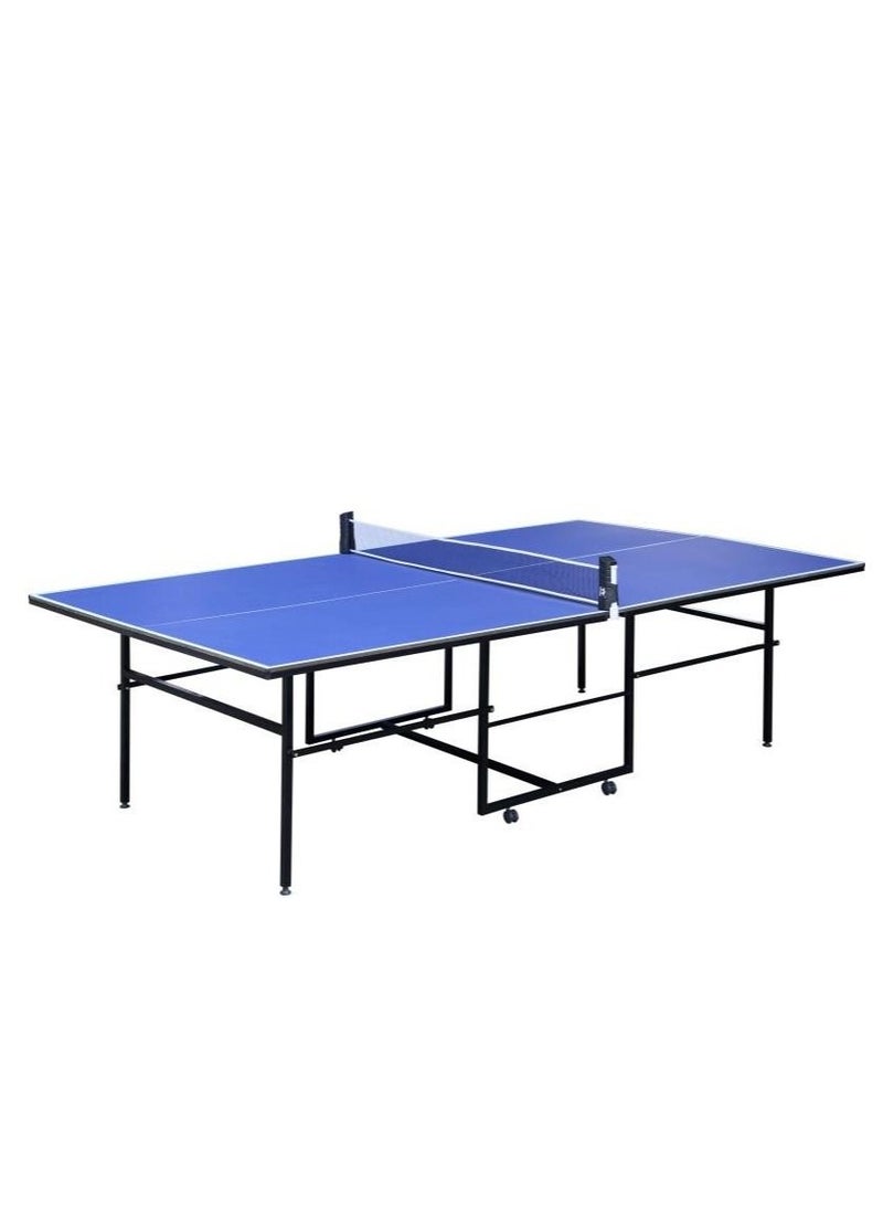 H PRO H Pro Professional Mdf Indoor Table, Tennis Table With Quick Clamp Ping Pong Net And Post Set, Ping Pong Table With Single Player Playback And Compact Storage - Image 1