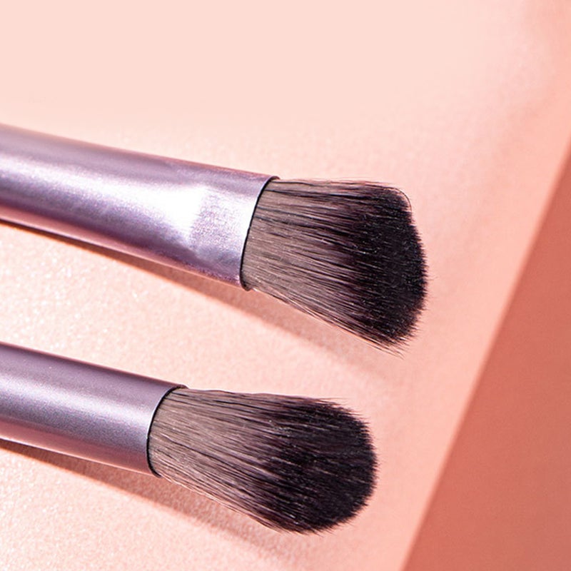 💄 مجموعة فرش الع ن محمولة للماكياج ال مي تدوم طويلا وسهلة التنظيف - Image 2