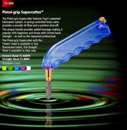 Toyo Pistol Grip Glass Cutter, Assorted Colors - Image 3