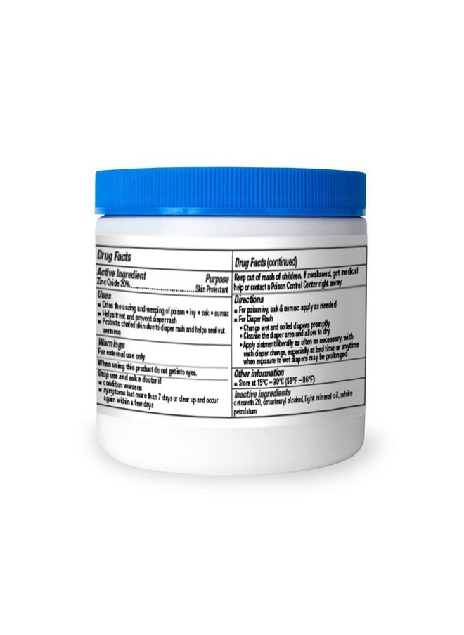 a+health A+Health Zinc Oxide 20% Healing Ointment Skin Protectant Barrier 15 Oz Jar Provides Relief and Treatment of Diaper Rash, Chafed Skin, Poison Ivy, Oak, Sumac for Adults and Babies  - Image 5