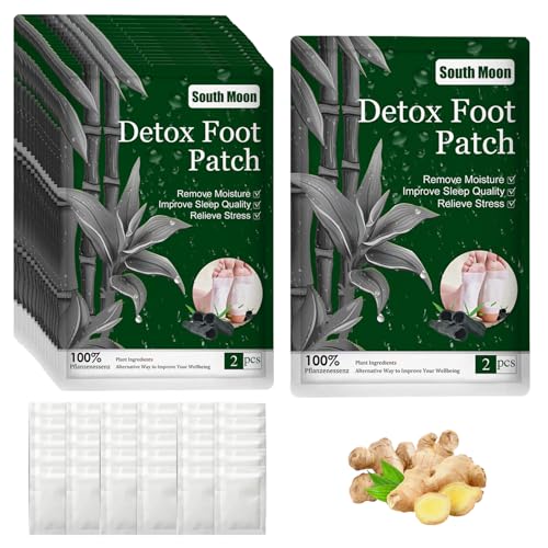 CartHome 30 Pcs Detox Foot Patches, Feet Detox Patch, Foot Patch for Detoxification Detoxify Foot Patch Relieve Stress Relief Sleep for Men & Women - Image 1