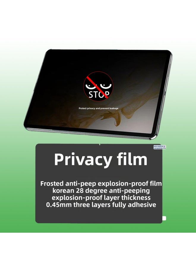 Ipadpro11 Frosted Anti-peep Film For Huawei Samsung For Apple Tablet PC Screen Anti-peeping Protective Film-Color:Frosted Privacy Soft Film (using Layer Thickness 0.45mm))-Dimensions:Surface Go ( 34.49inch *170.04mm)  - Image 1