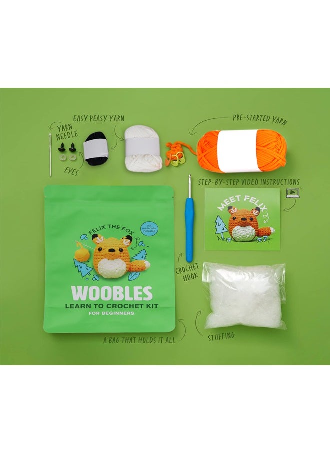 Padom Beginners Crochet Kit with Easy Peasy Yarn,Crochet Kits for Kids and Adults Crochet Kit for Complete Beginners with Step-by-Step Video Tutorials