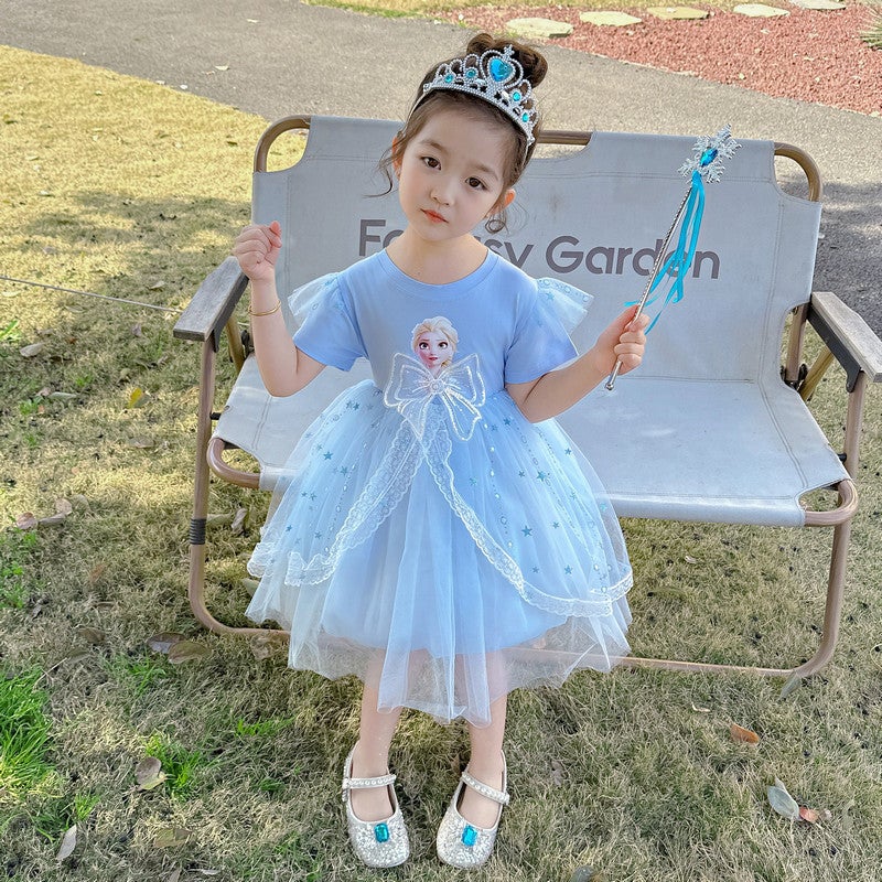 Girls Aisha Princess Dress Style Summer Girl Stylish Dress Children Aisha Dress Women - Image 1