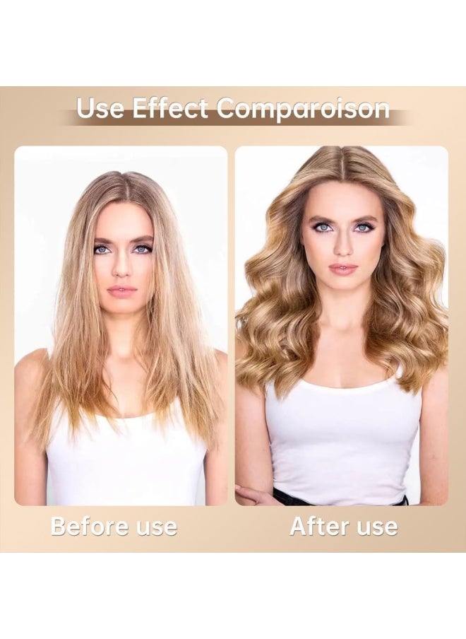 Premify Heatless Hair Curler, 3 Pieces Rods Set With Hooks,Soft Velvet Overnight Blowout Rods,Hair Curlers No Heat,Diy Heatless Curling Rod Set, Suitable For Long&Short,Straight&Curly Hair (Brown)  - Image 2