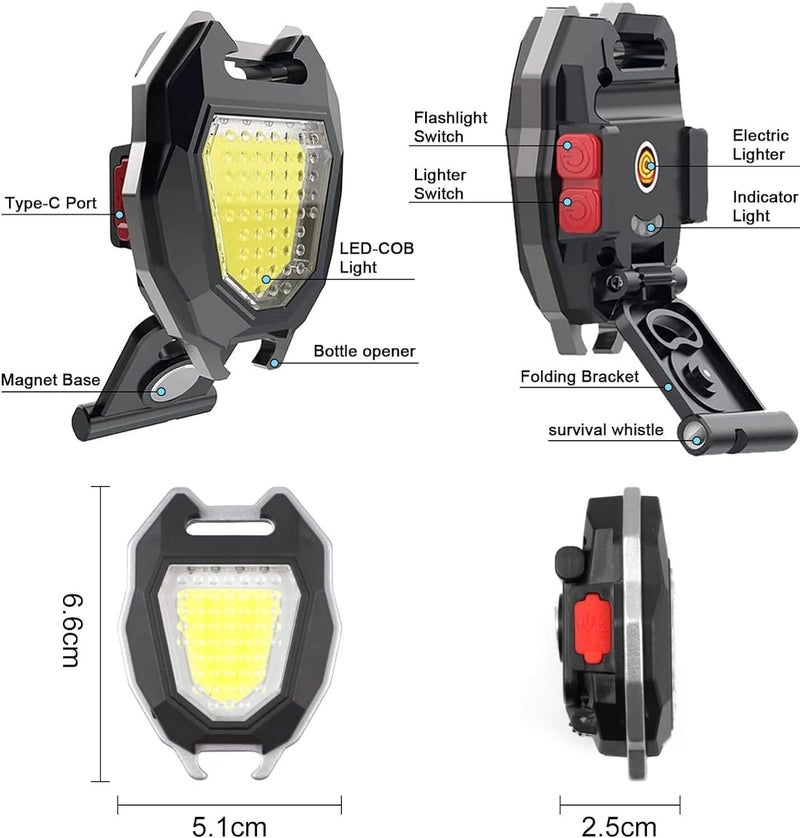 ASTOUND 1200 Lumens Bright Rechargeable Mini LED Flashlight - Image 4