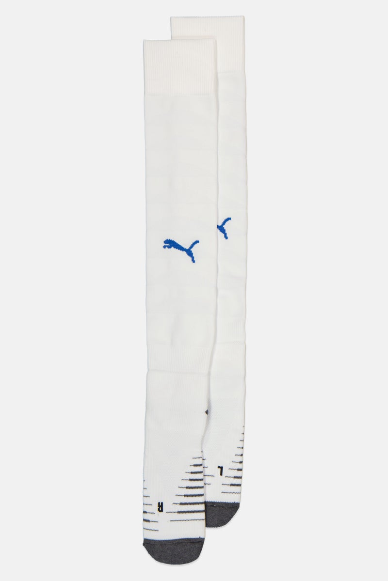 PUMA Men 1 Pair Brand Logo Football Knee-High Socks, White - Image 1
