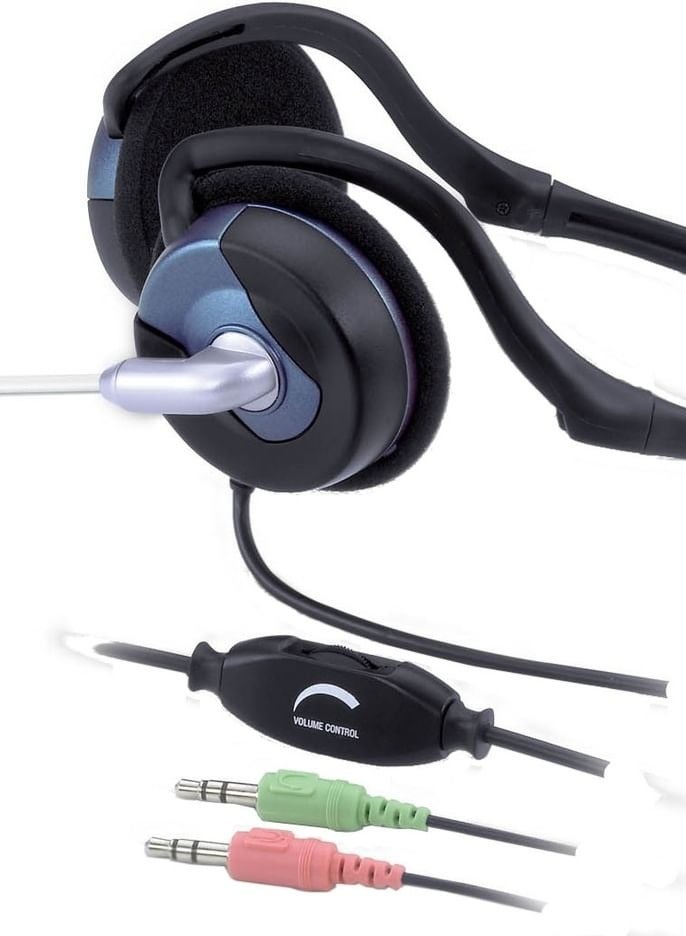 جينيس سماعة الرأس الخلفية القابلة للطي Genius HS-300N VoIP Chatting - Image 2